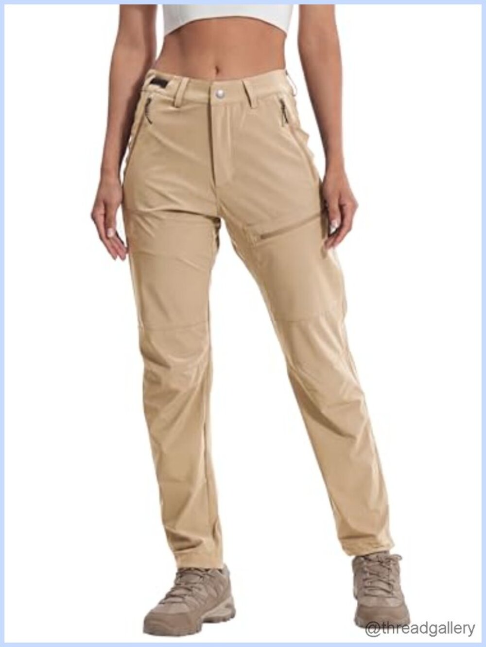 Women's Hiking Pants Lightweight Quick Dry Water Resistant Cargo Pants Travel